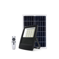 Solarny Halogen LEDv 20W 2480 Lampa solarna  panel solarny 35wp 115Wh + pilot